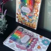VIAMAJA Tegneblok m. Gelpens - Color mix Clearance