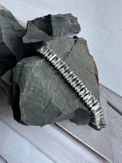VIAMAJA Tennisarmbånd Thelma med zirkoner - rhodium belagt Discount