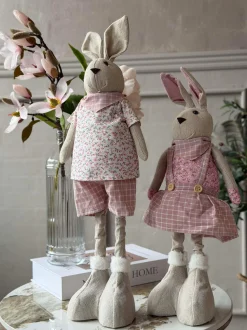 VIAMAJA Tøjkanin med teleskop ben 58 cm - MIX Discount