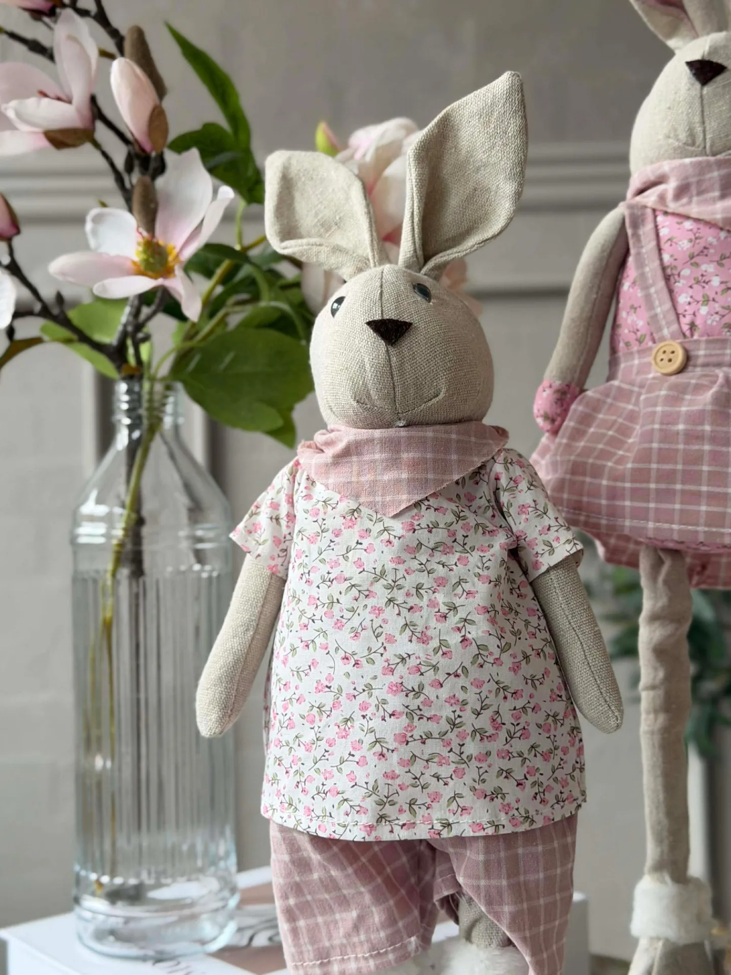 VIAMAJA Tøjkanin med teleskop ben 58 cm - MIX Discount