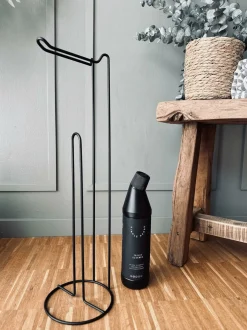 VIAMAJA Toiletrulleholder på stativ – Sort metal Discount