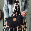 VIAMAJA Toilettaske / clutch – Sort quilt Outlet