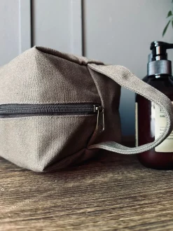 VIAMAJA Toilettaske - Kanvas Brown Hot