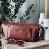 VIAMAJA Toilettaske - Raw deluxe, Italien cognac Best
