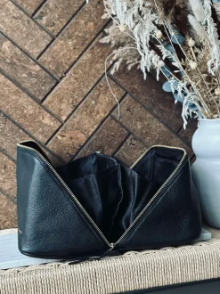 VIAMAJA Toilettaske Halima Black - Large New