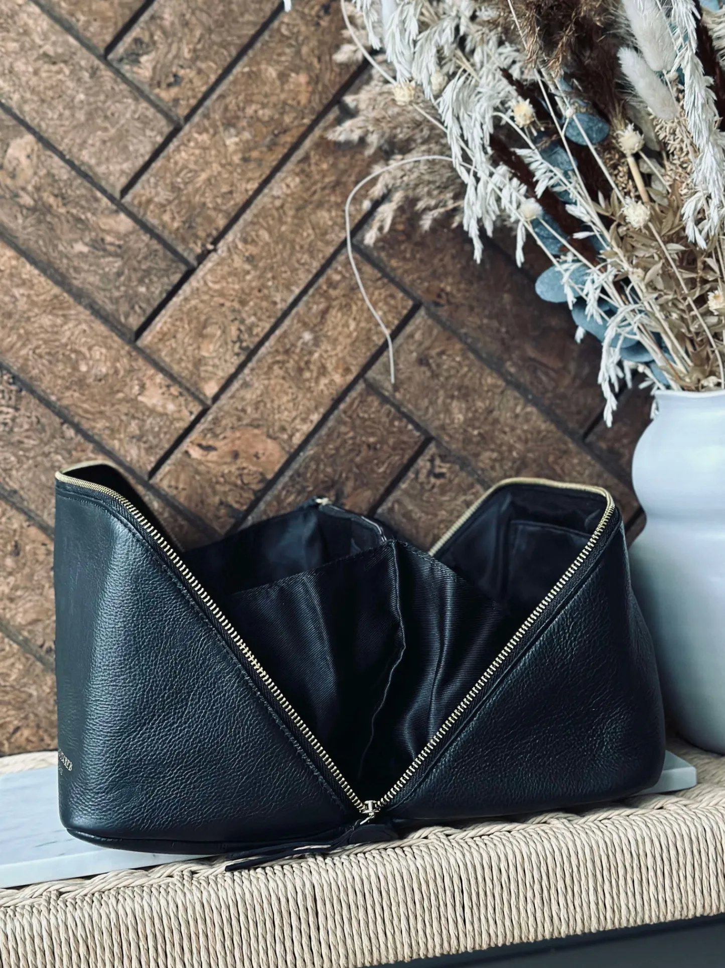 VIAMAJA Toilettaske Halima Black - Large New