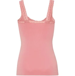 VIAMAJA Top med blonde Økotex dusty coral – Bambus Online