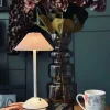 VIAMAJA Touch Bordlampe Plissé - Rosa