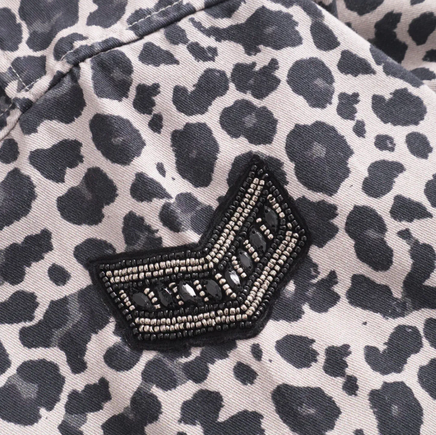 VIAMAJA Trendy skjorte - Grey leopard Hot