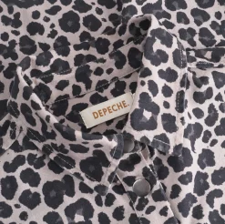 VIAMAJA Trendy skjorte - Grey leopard Hot
