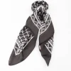 VIAMAJA Tørklæde – 70×70 Satin black Outlet