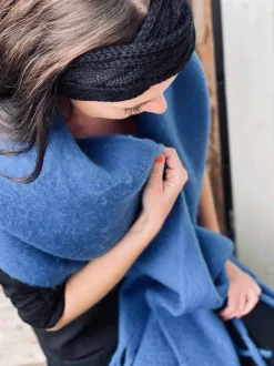 VIAMAJA Tørklæde – Vamset Blå Discount