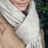 VIAMAJA Tørklæde Malene - Sand Sale