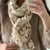 VIAMAJA Tørklæde Medina - beige / gold Best