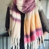 VIAMAJA Tørklæde Ninna - Lilla / gul Sale