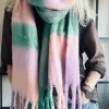 VIAMAJA Tørklæde Ninna - Rosa / green New