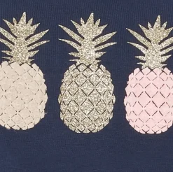 VIAMAJA T-shirt - Blue Ananas