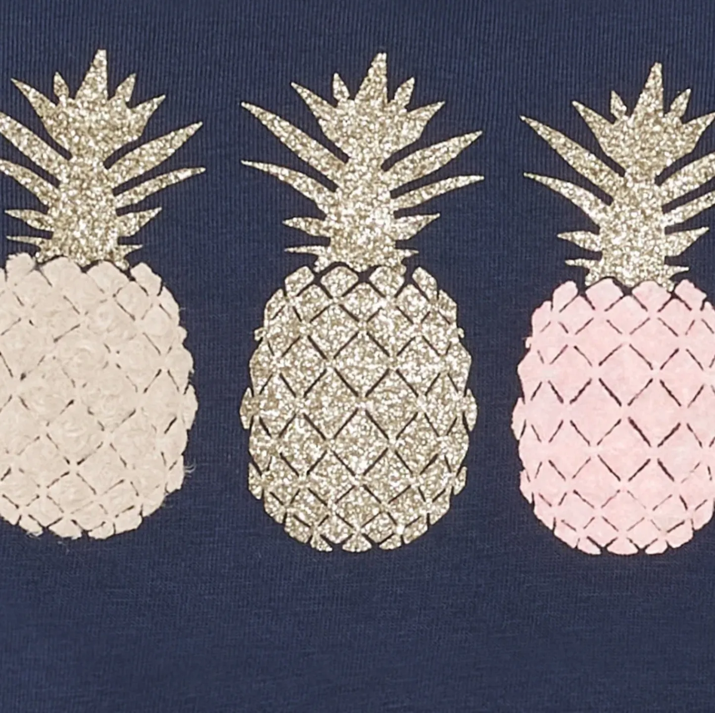 VIAMAJA T-shirt - Blue Ananas