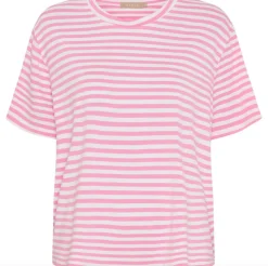 VIAMAJA T-shirt Bubblegum strib Best