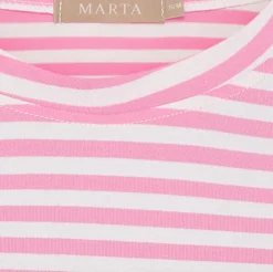 VIAMAJA T-shirt Bubblegum strib Best