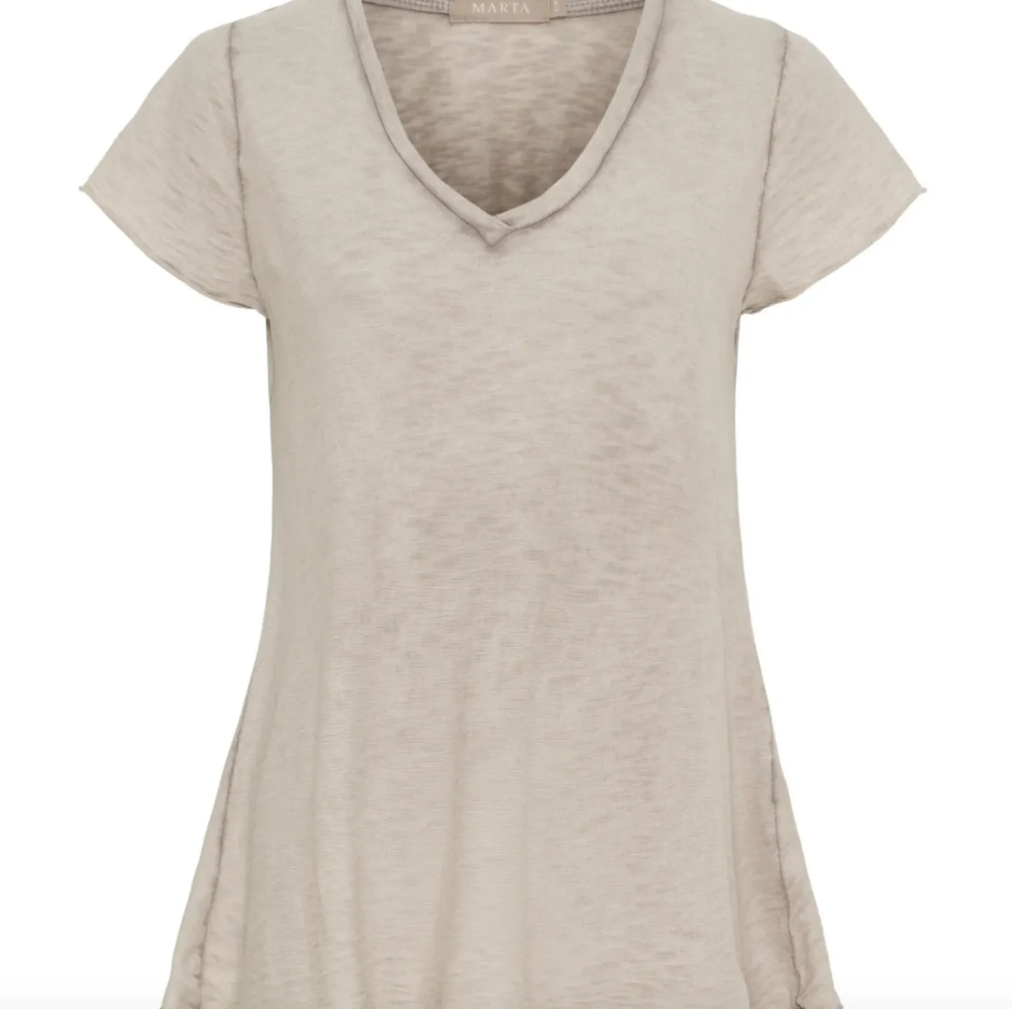 VIAMAJA T-shirt Marianna - Fango Discount