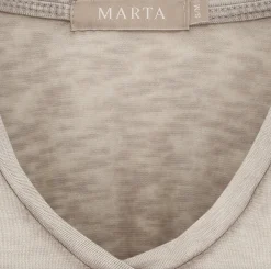 VIAMAJA T-shirt Marianna - Fango Discount
