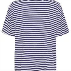 VIAMAJA T-shirt Navy strib Sale