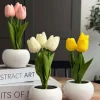 VIAMAJA Tulipaner med lys - Gul Best