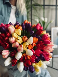 VIAMAJA Tulipaner Silke look– Flere farver Best