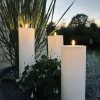 VIAMAJA Udendørs XL LED Bloklys H 25cm - Sæt med 2 stk ink fjernbetjening Hot