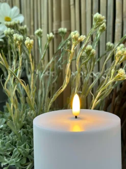 VIAMAJA Udendørs XL LED Bloklys H 25cm - Sæt med 2 stk ink fjernbetjening Hot