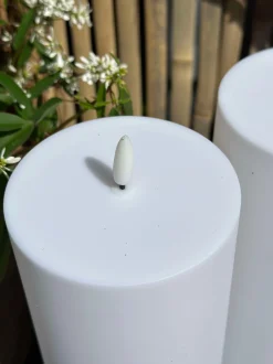VIAMAJA Udendørs XL LED Bloklys H 25cm - Sæt med 2 stk ink fjernbetjening Hot