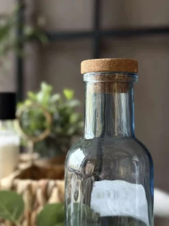 VIAMAJA Vandflaske med korkprop – Blue 1 ltr. Sale