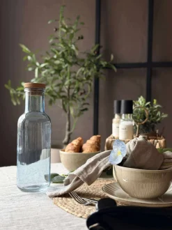 VIAMAJA Vandflaske med korkprop – Blue 1 ltr. Sale