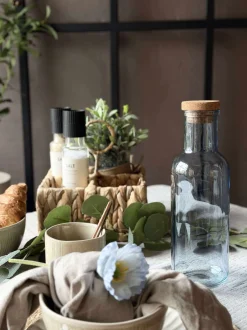 VIAMAJA Vandflaske med korkprop – Blue 1 ltr. Sale
