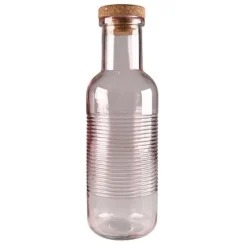 VIAMAJA Vandflaske med korkprop – Rosa 1 ltr. New