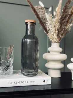 VIAMAJA Vandflaske med korkprop – Stone 1 ltr.