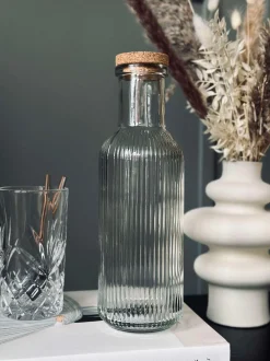 VIAMAJA Vandflaske med korkprop – Clear 1 ltr. Online