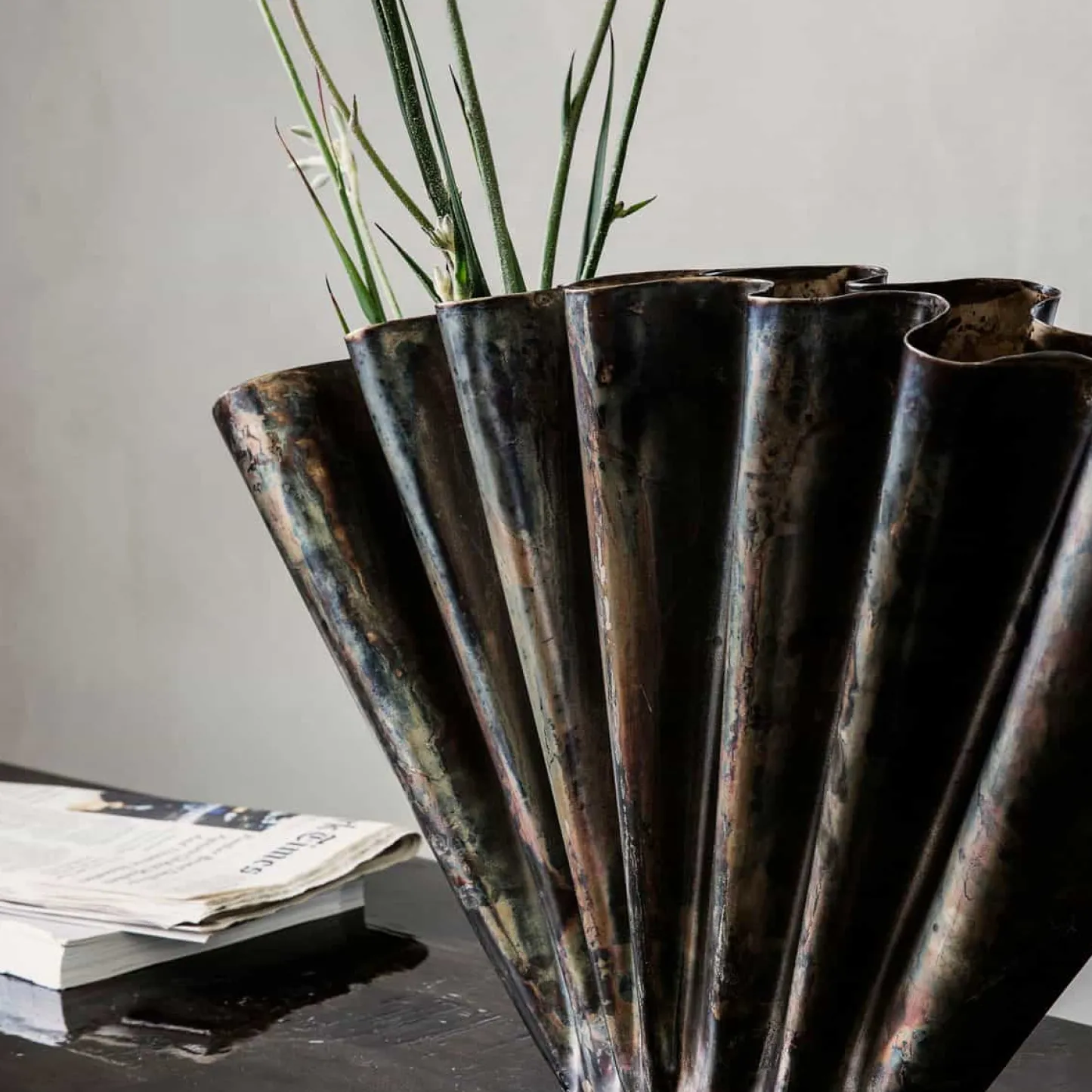 VIAMAJA Vase - Antik brun jern Hot