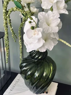 VIAMAJA Vase ART grøn mundblæst Discount
