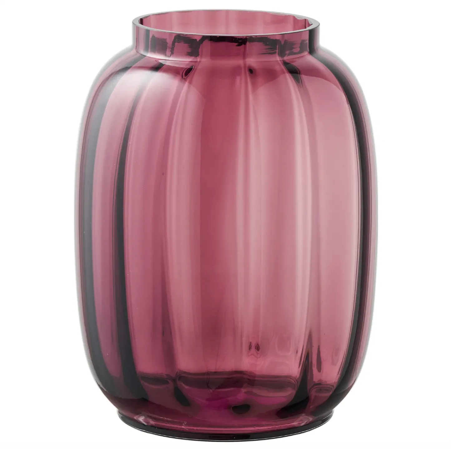VIAMAJA Vase bordeaux - Mundblæst glas Outlet
