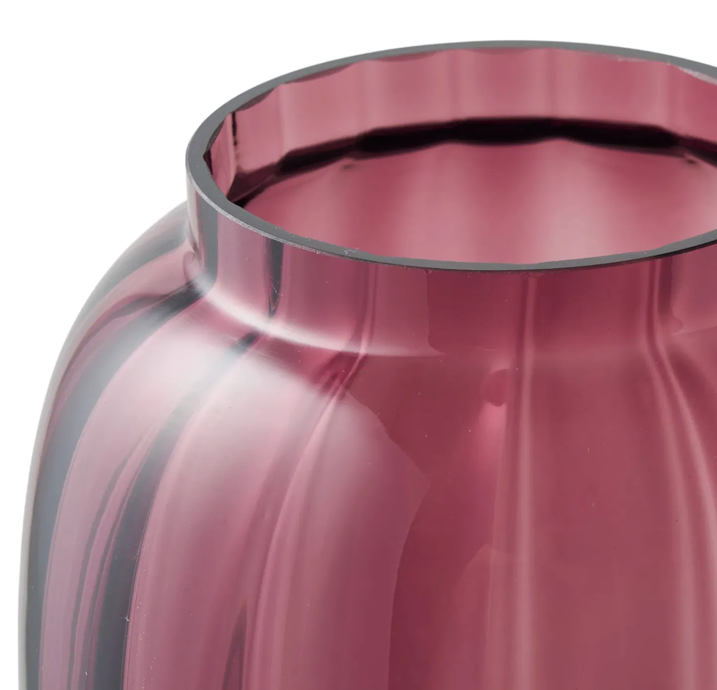 VIAMAJA Vase bordeaux - Mundblæst glas Outlet
