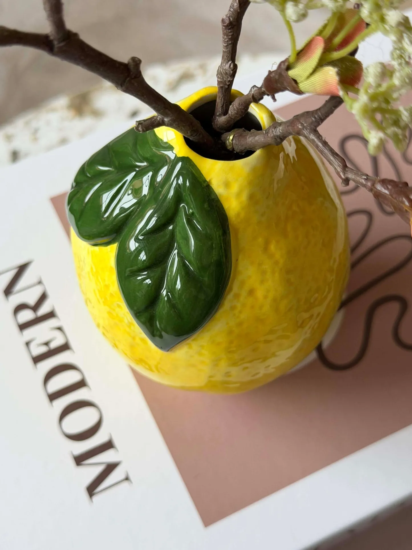 VIAMAJA Vase Citron Hot