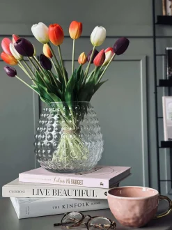 VIAMAJA Vase Clear dots Best