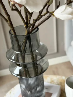 VIAMAJA Vase Curv grey