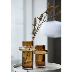 VIAMAJA Vase i mundblæst glas - Lyngby amber Sale