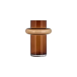 VIAMAJA Vase i mundblæst glas - Lyngby amber Sale