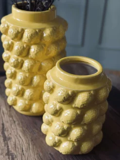 VIAMAJA Vase Lemon - Large