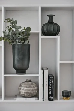 VIAMAJA Vase Mayia - H: 21 cm - Grå Online