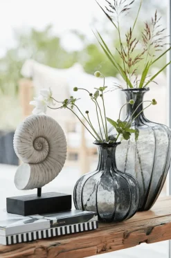 VIAMAJA Vase Mayia - H: 21 cm - Grå Online
